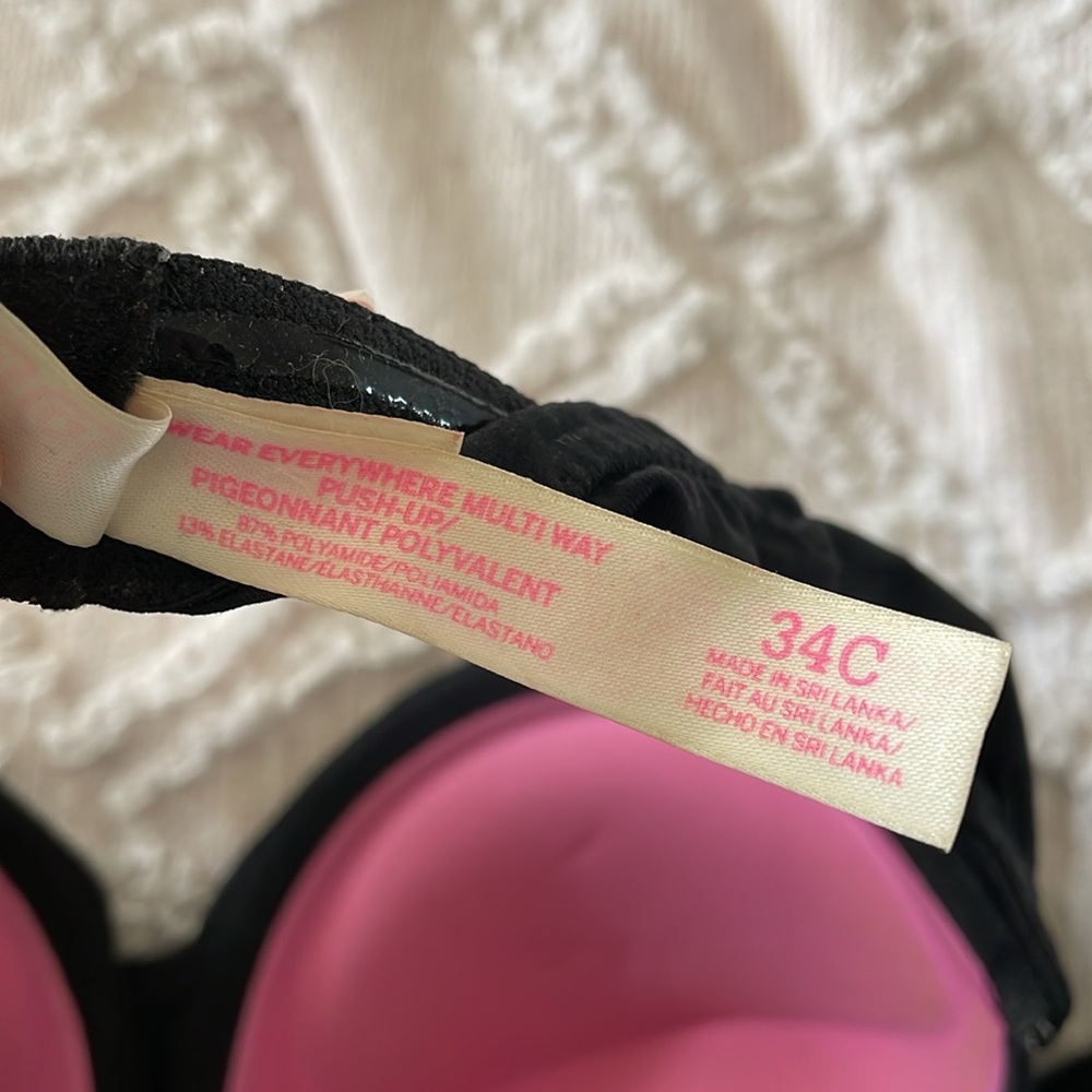 Pink Strapless Bra - Picture 3 of 4